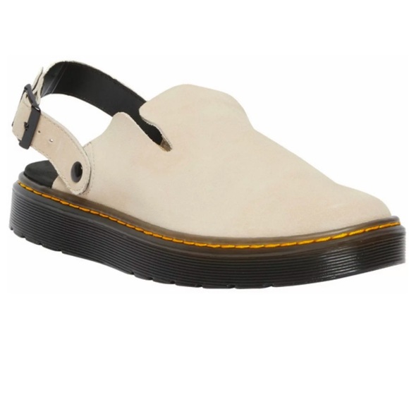 Dr Martens Suede Carlson Slingback Mules Size 7 NEW - Picture 1 of 12